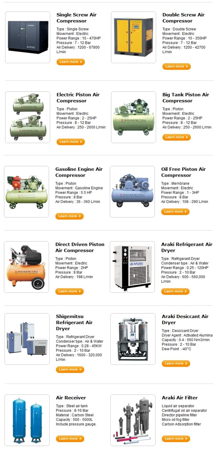 Banner List Product Compressor Artikel